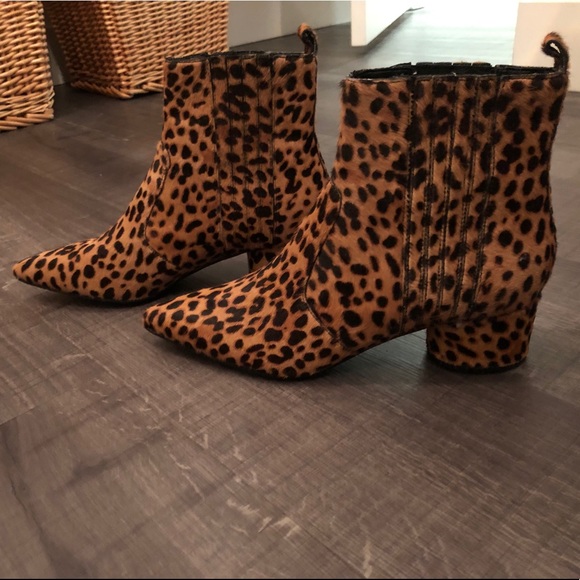 Leopard print ankle boots - Picture 2 of 3